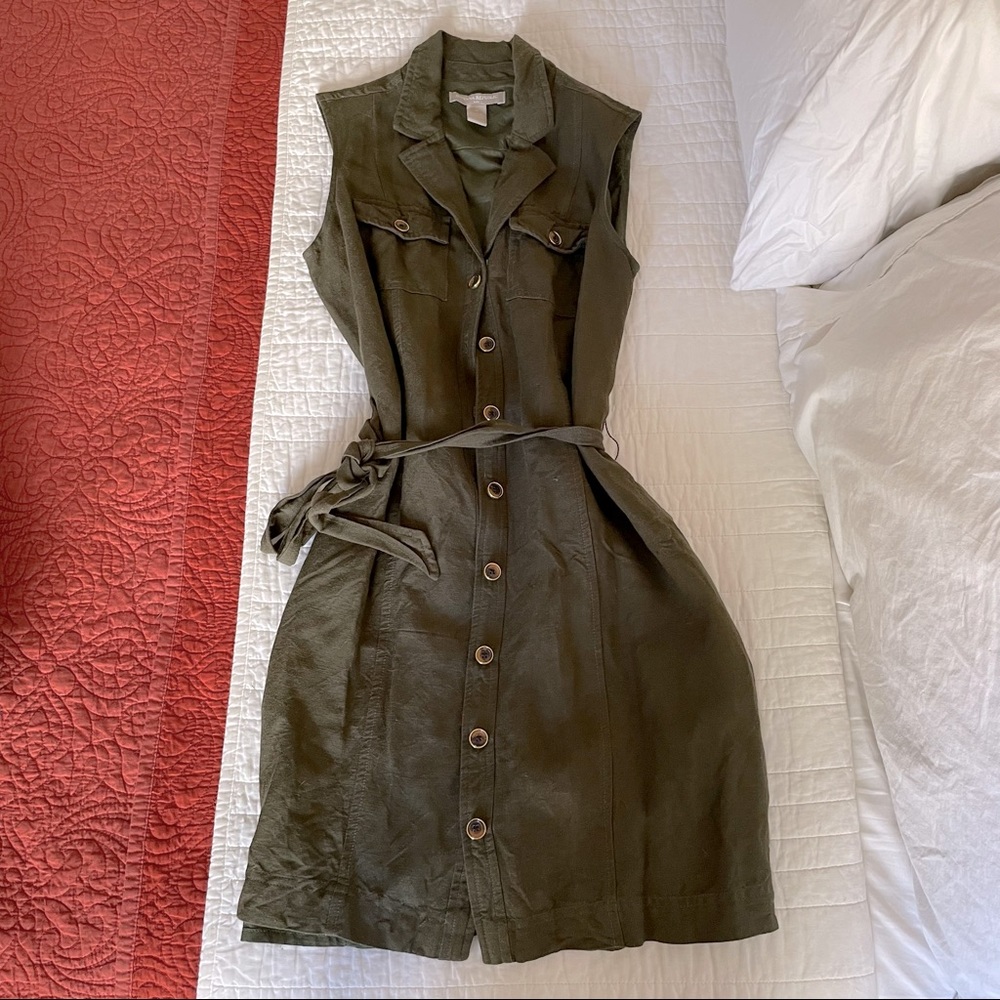 Banana Republic button down dress